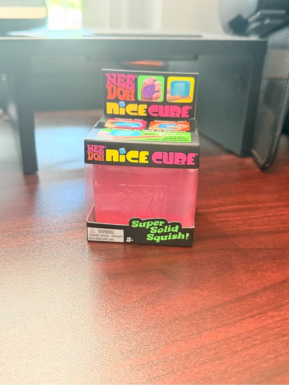 NeeDoh Nice Cube Pink Squishy Toy